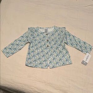 9 MONTHS CARTER’S BABY GIRL CARDIGAN TOP NWT